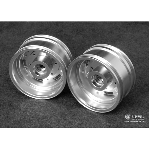 1/14 Truck front spider wheels aluminium alloy material (Bearing)